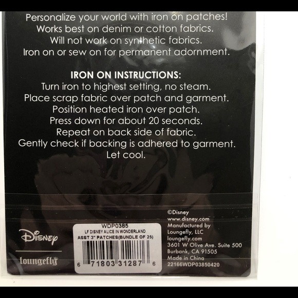 Loungefly Alice in Wonderland Patch - Picture 2 of 2